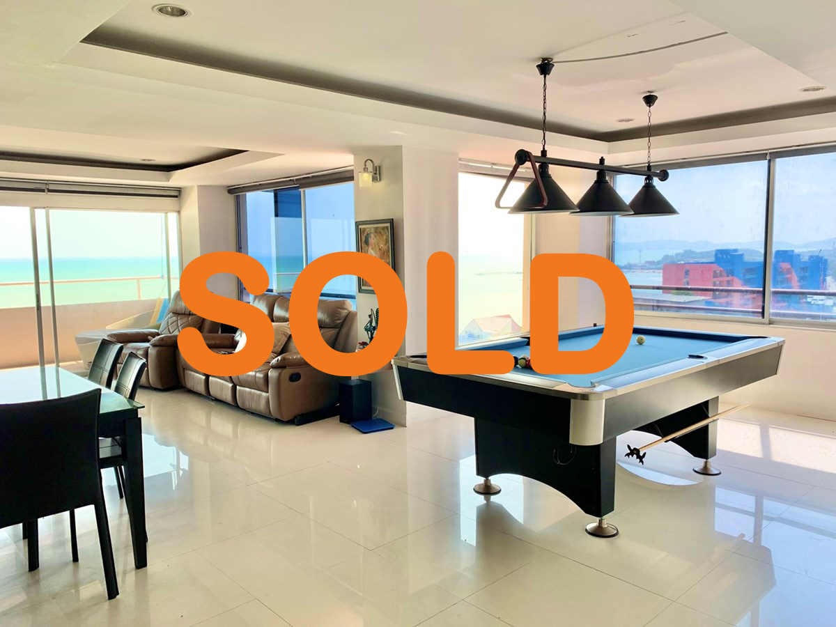 SOLD - Large and Stunning 2 Bedroom Condo at Phala Beach with BEST SEA VIEWS IN BAN CHANG, RAYONG - Condominium - Phla - Phala Beach