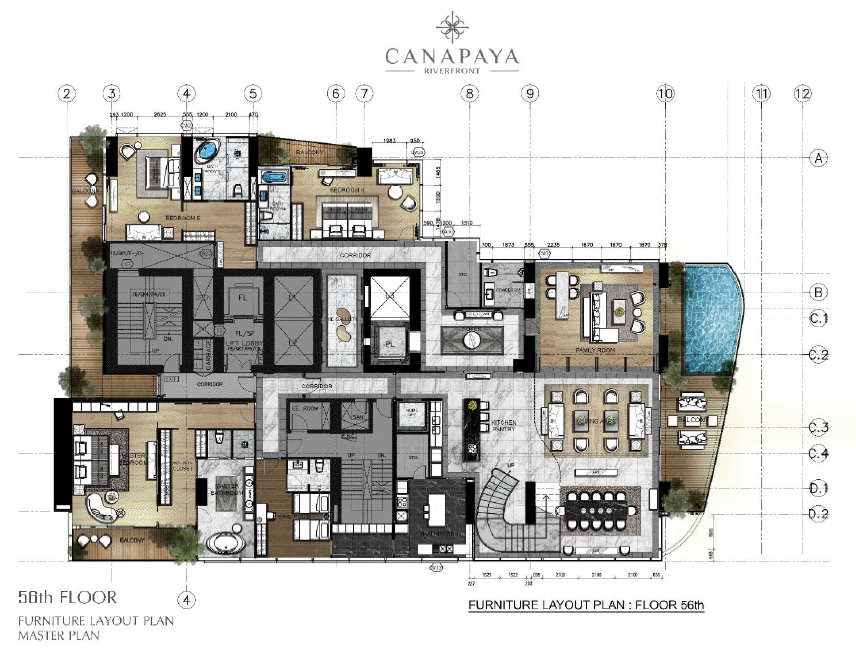 Penthouse for sale at Canapaya Residences - Condominium - Bang Khlo - Rama 3
