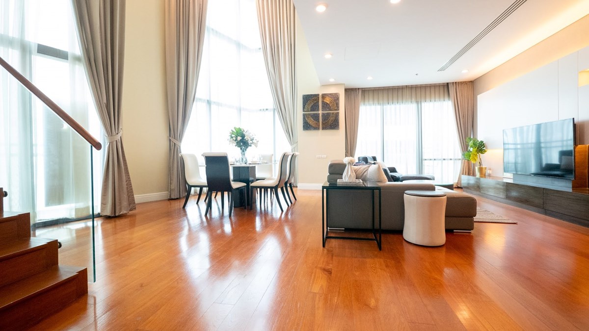 Three bedroom duplex condo for rent at Bright Sukhumvit 24 - Condominium - Khlong Tan - Phrom Phong 