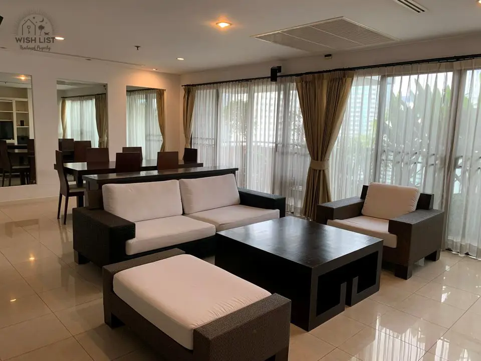 Kiarti Thanee City Mansion 3 bedroom condo for rent - คอนโด - คลองเตยเหนือ - Phrom Phong