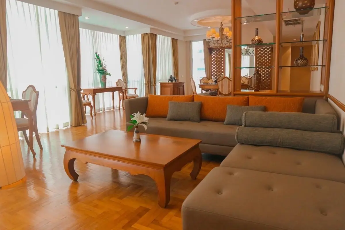2 bedroom condo for rent at Langsuan Ville - Condominium - Lumphini - Langsuan