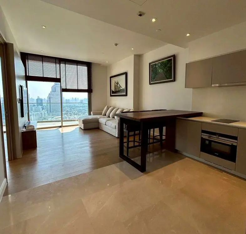 Magnolias Waterfront Residences  1 bedroom condo for rent - คอนโด - ลุมพินี - Charoen Nakhon