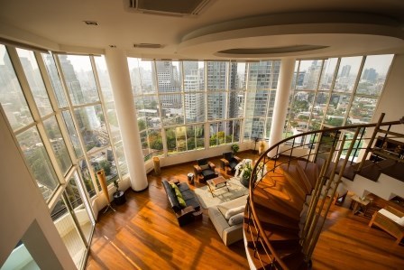 5 bedroom penthouse for sale with tenant at Moon Tower - Condominium - Khlong Tan Nuea - Thong Lo