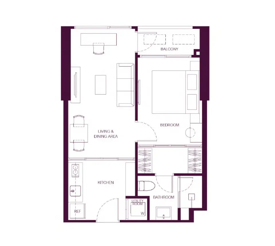 Widen by Sansiri 1 bedroom pet friendly property for sale