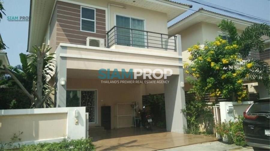 For rent Maneerin Village Twin house, brand new condition, both exterior and interior - House -  - Bang Phra Subdistrict, Sriracha District, Chonburi 20110