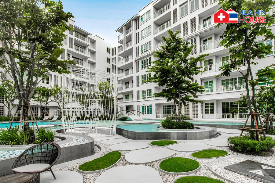  Cozy Condo with Beautiful Pool View - Condominium - Hua Hin - Khao Takiap