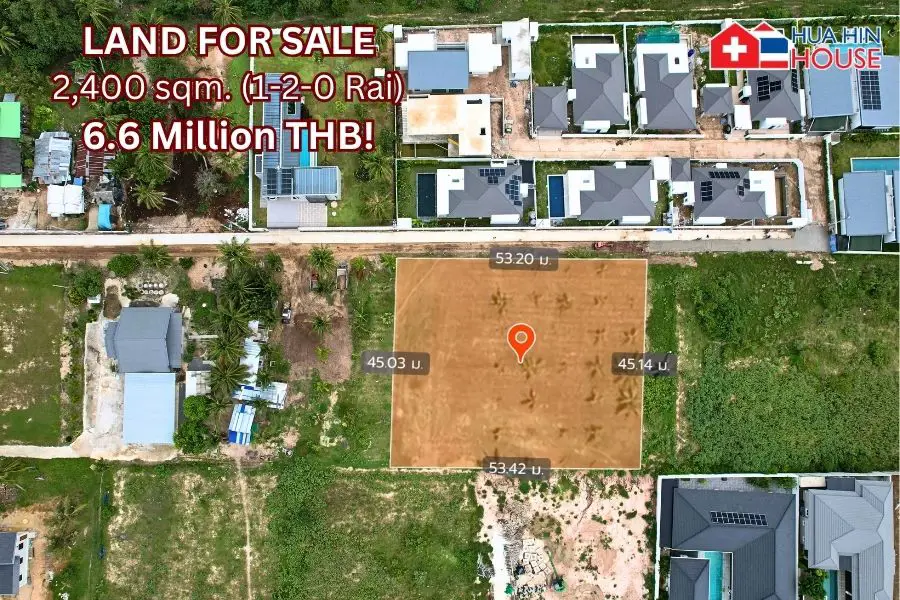 Ready-to-Build Land Near Moda Harmony Hua Hin - Land - Thap Tai - 