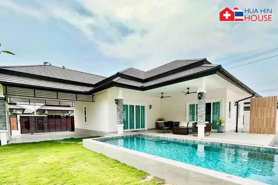 Modern Pool Villa for Sale – Hillside Beauty Near Hua Hin - House -  - 