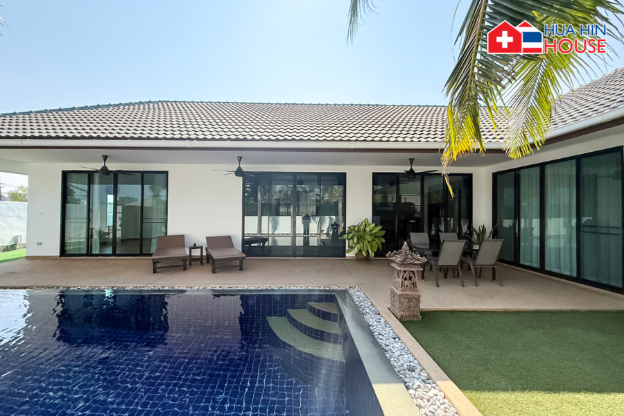 Modern Pool Villa for Sale – Soi 102, Hua Hin - House -  - 