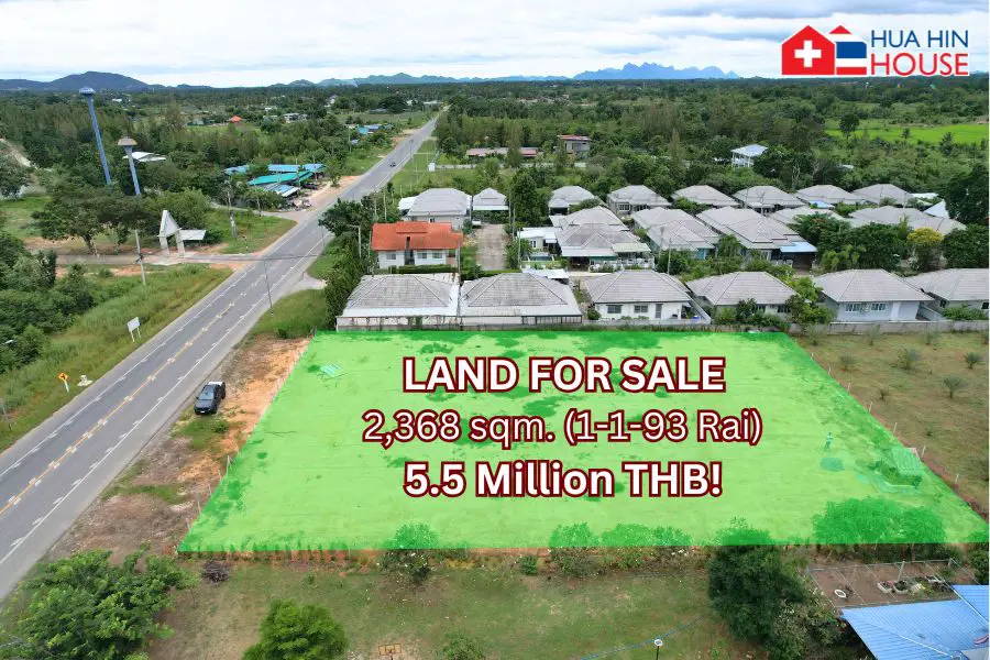 1.5 Rai Thap Tai Land, Great Location - Land -  - 