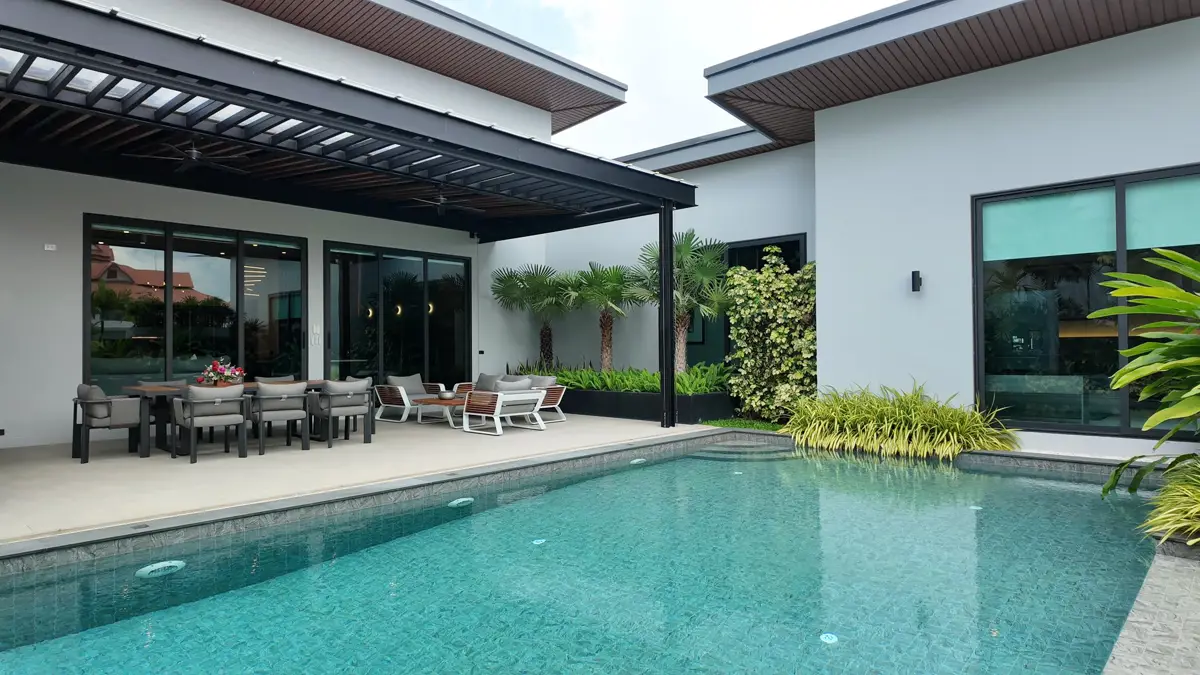 Brand new luxury single-story house for sale with private pool. - House - Toongklom-Talman - 