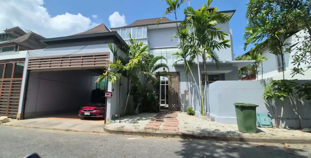 For Sale/Rent: 3-Story House with Swimming Pool, Nakawari Project - House - Soi Na Chom Thian 6 - 