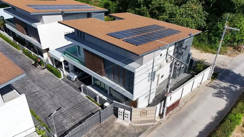 Modern 2-story pool villa 98 Lakeville Mabprachan  - House - Map Phrachan - 