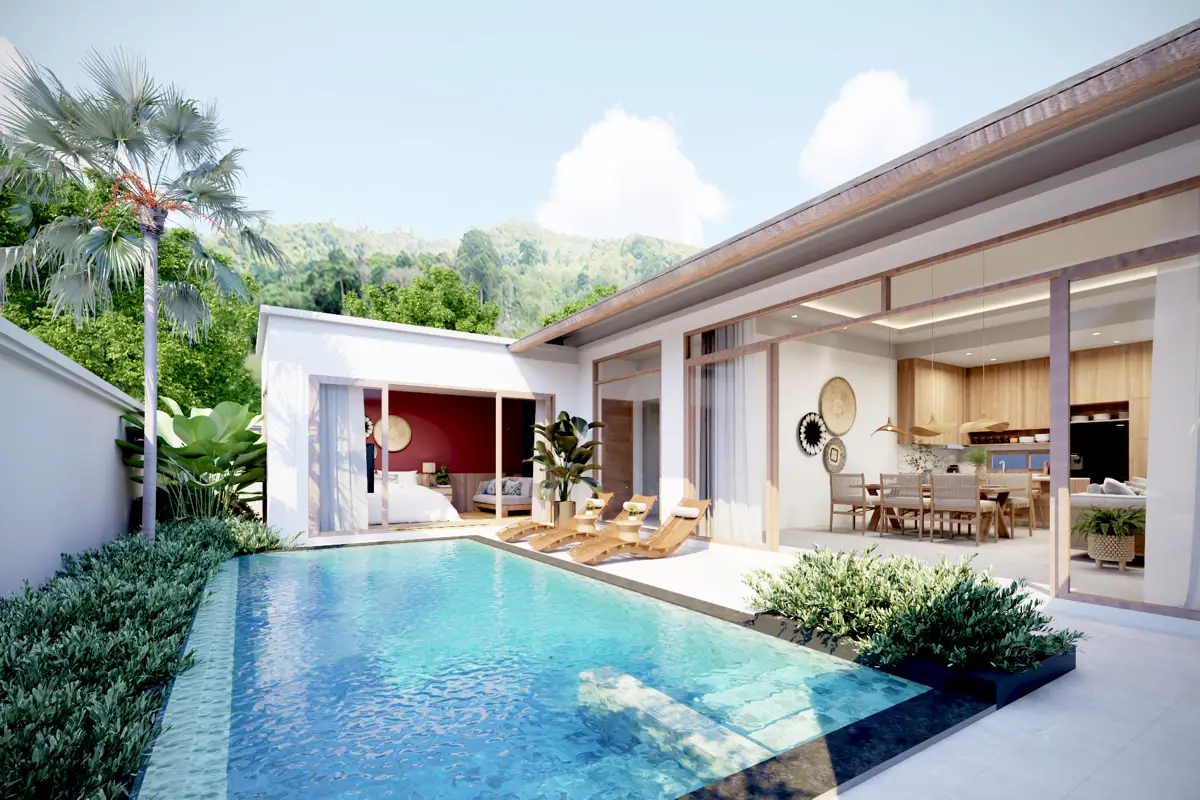 3 Bedroom Modern Balinese Phuvista 3 Naiyang Pool Villa - A20 - House - Sakhu - Sakhu, Thalang District, Phuket