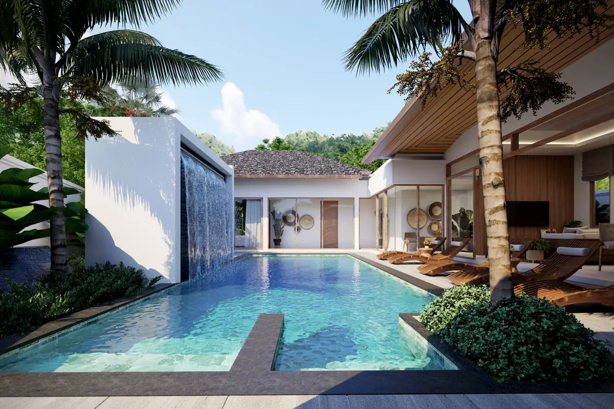 4 Bedroom Modern Phuvista 3 Naiyang Pool Villa - C2 - House - Sakhu - Sakhu, Thalang District, Phuket