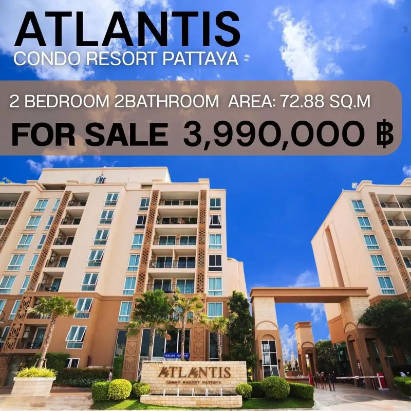 Atlantis Condo Resort Pattaya 2 Bedroom for sale  - Condominium -  - 